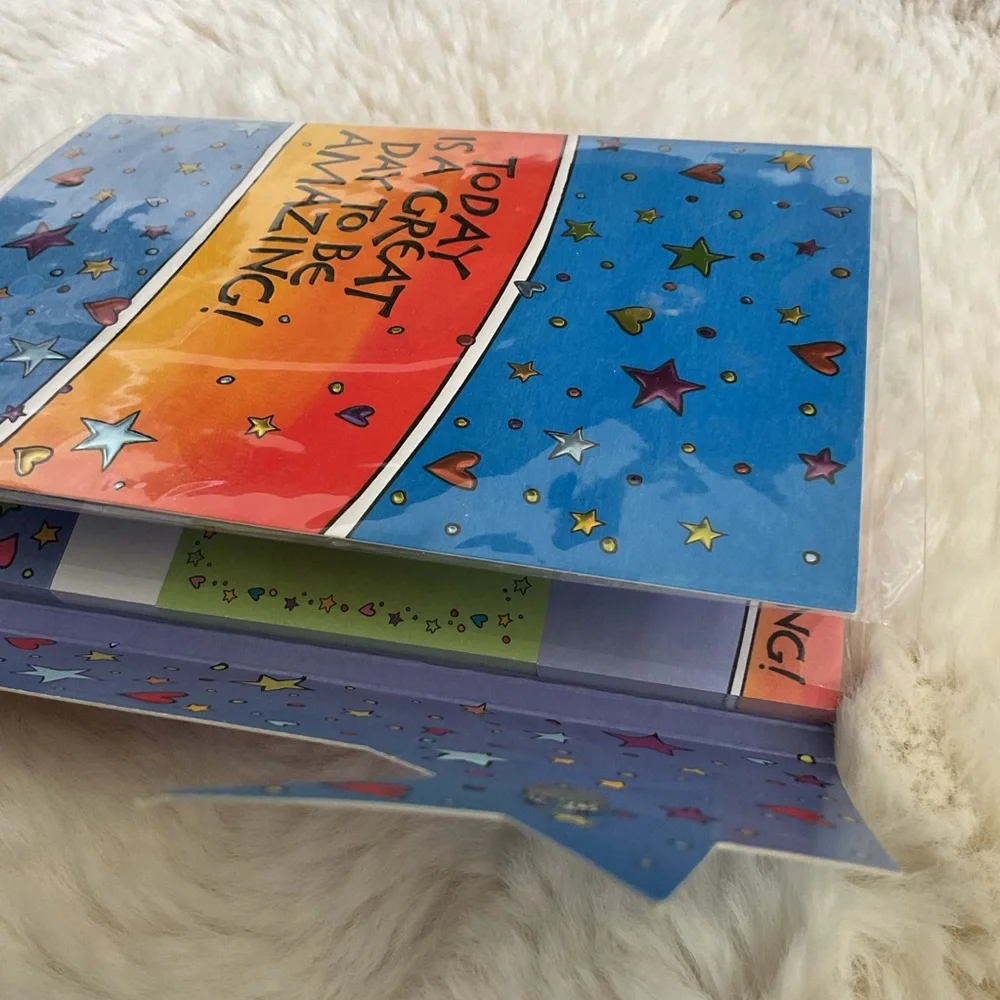 Inspirational Starry Self-Stick Removable Note Follo